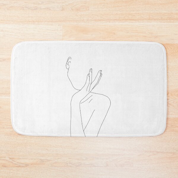 Item preview, Nude figure line drawing - Darla designed and sold by TheColourStudy.