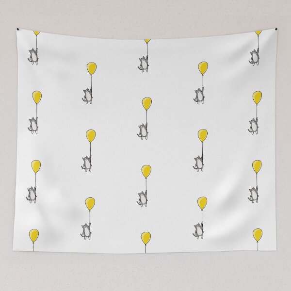 Item preview, Kitty Balloon designed and sold by Renegadefowl.