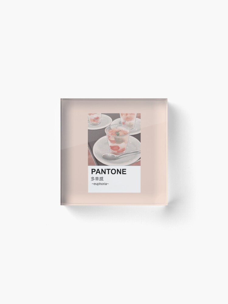 Alternate view of Copy of Pantone Aesthetic Anime Japanese Vintage Acrylic Block