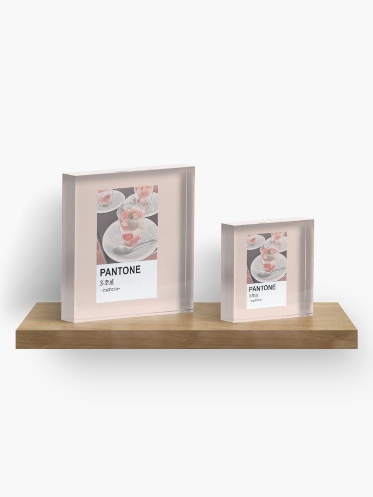 Alternate view of Copy of Pantone Aesthetic Anime Japanese Vintage Acrylic Block