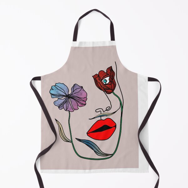 Item preview, Abstract flower face on a light purple background. decorating, interiors designed and sold by jayne0524.
