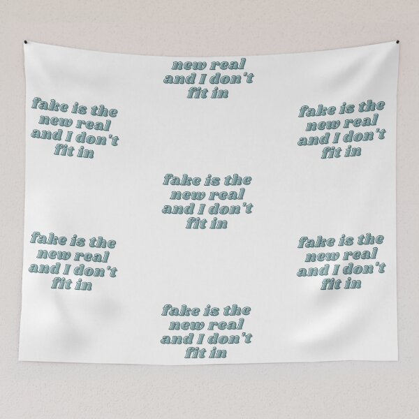Item preview, Fake is the new real quote designed and sold by magda09.