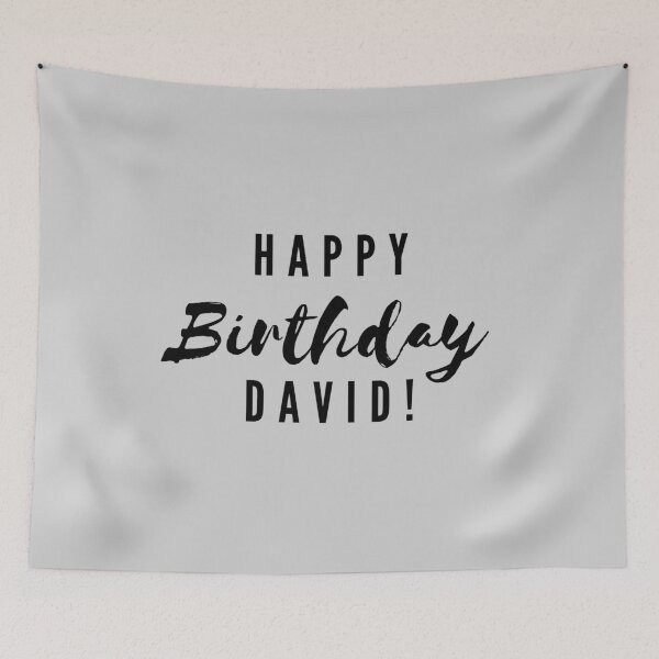 Item preview, ¡Feliz cumple años David! designed and sold by CreativeText.