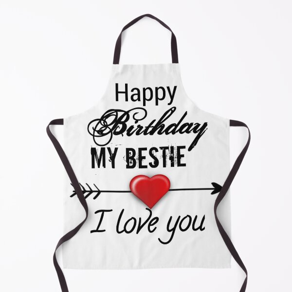Item preview, Happy birthday my bestie, I love you. designed and sold by SoukainaAl.