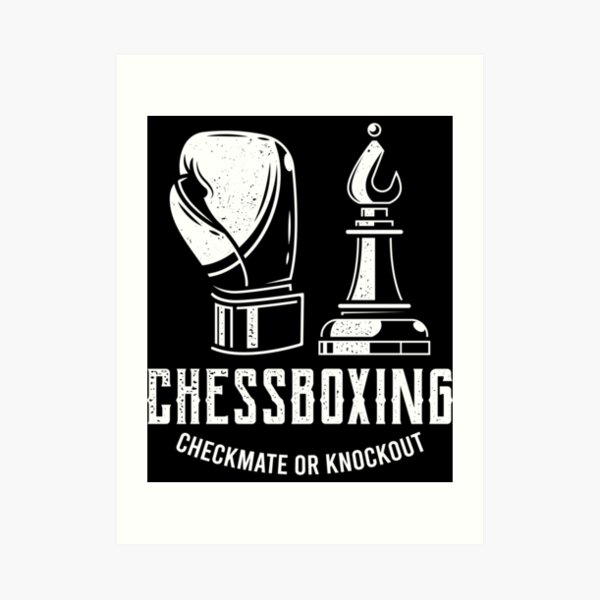 Chess boxing illustration Art Board Print by itisjakob