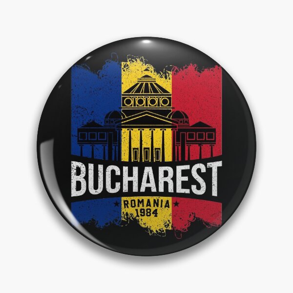 Item preview, Romania Bucharest Bucureşti Parliament Patriot Flag Proud Gift designed and sold by TheAplus.