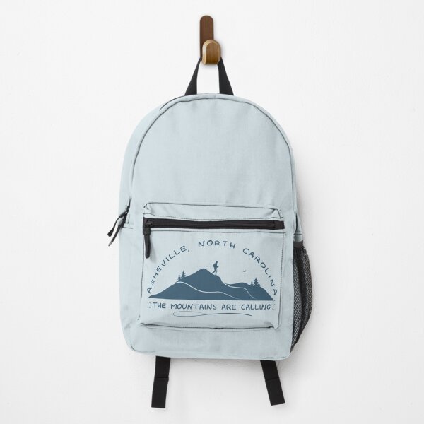 Item preview, Asheville- The Mountains Are Calling - Greyblue designed and sold by Serena's Asheville Merch.