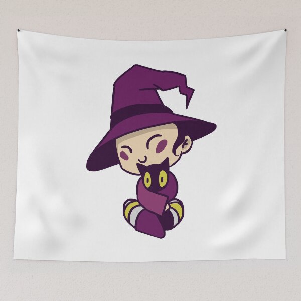 Item preview, Cute kawaii witch hug designed and sold by cu-b3.