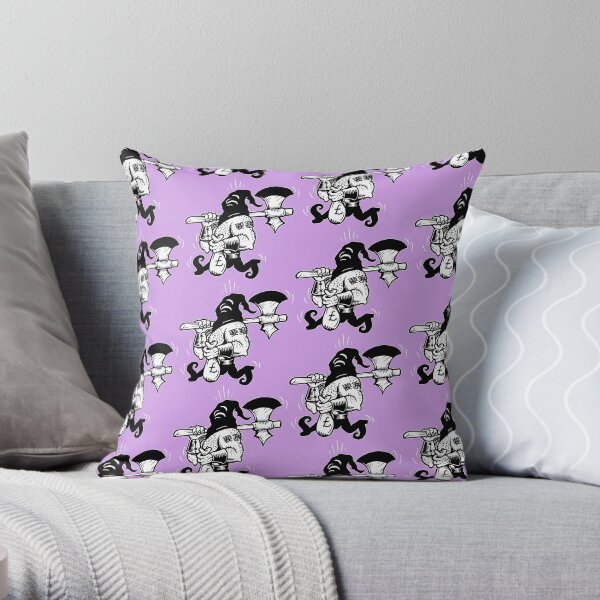 The Butcher Comin! Throw Pillow