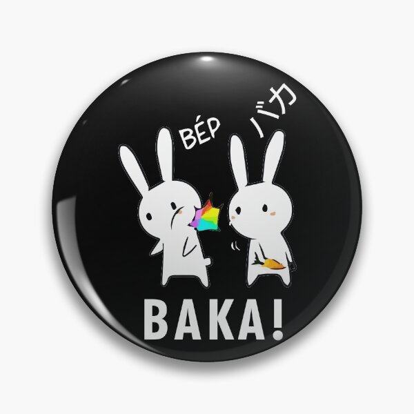 Item preview, Baka Rabbit Funny Japanese word Anime Otaku Gift designed and sold by CHAMSING INK.