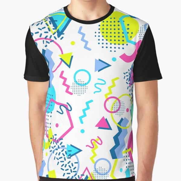 Retro Style 70s 80s 90s Memphis Style Abstract Graphic T-Shirt