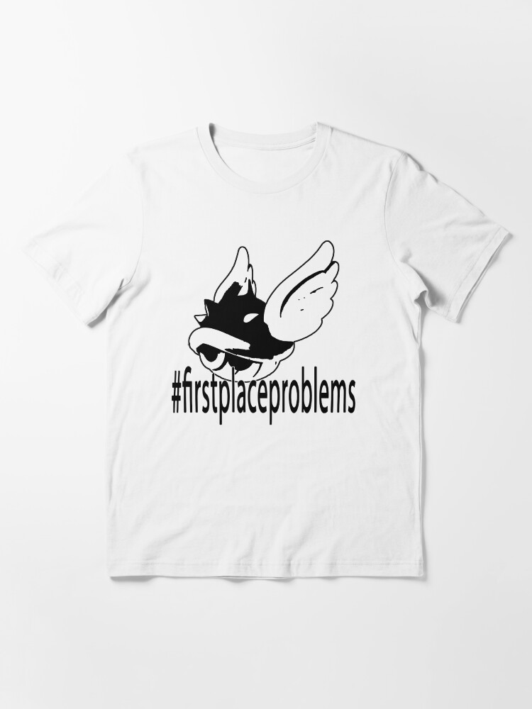 Alternate view of #FirstPlaceProblems - Black & White Edition Essential T-Shirt