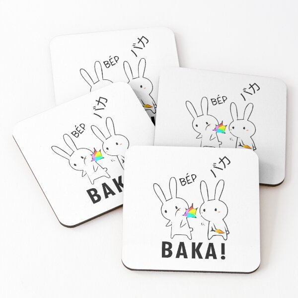 Item preview, Baka Rabbit Funny Japanese word Anime Otaku Gift designed and sold by CHAMSING INK.
