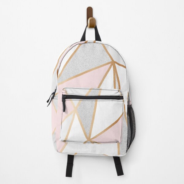Artikelvorschau, Pink, Grau & Gold Geo entworfen und verkauft von Blue-Banana.