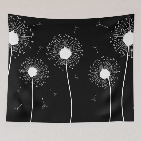 Item preview, White Dandelion Pattern designed and sold by yellowkats.
