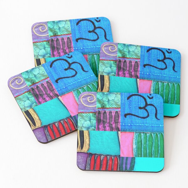 Item preview, Himalayan Nepal Om patch designed and sold by ZenArt-Fern.