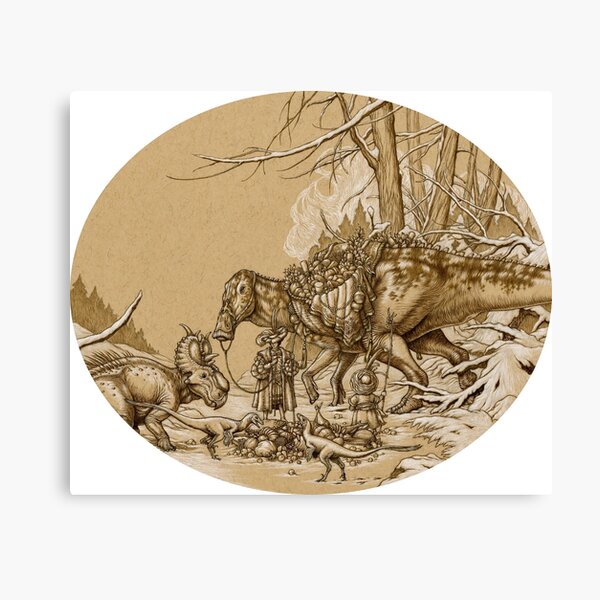UoA Winter Card Canvas Print
