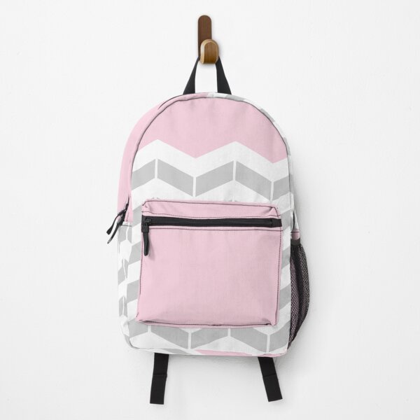 Item preview, Grey, White & Pink Half Chevron designed and sold by Blue-Banana.
