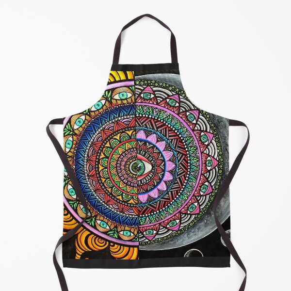 Item preview, sun and moon mandala inspired designed and sold by mayescol.