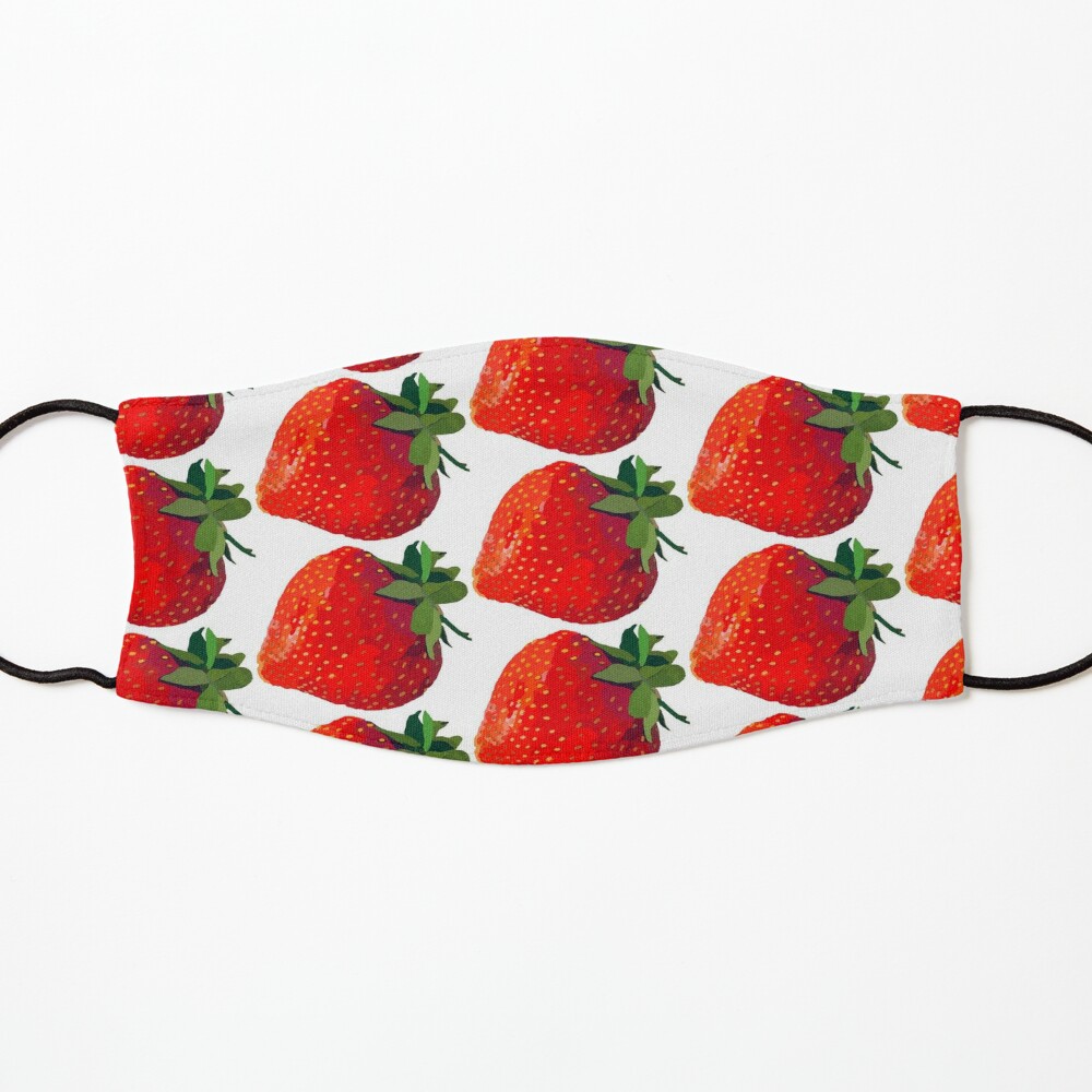 Download Strawberry Mask By Emmafaithsells Redbubble PSD Mockup Templates