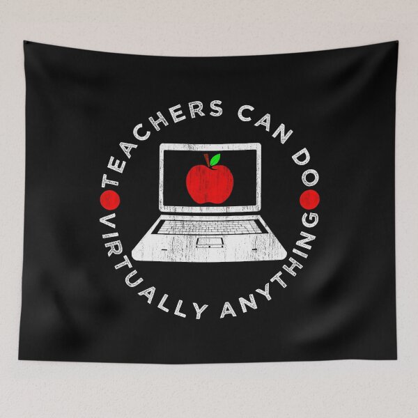 Item preview, Teachers Can Do Virtually Anything Vintage Design Funny Teachers Retro designed and sold by naworas.