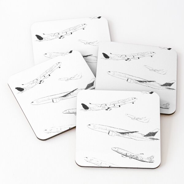 Item preview, planes sketch doodling art designed and sold by DaryaGeft.