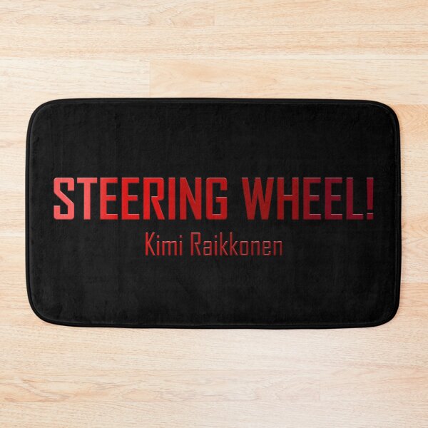 Item preview, Formula 1 meme - Kimi quote steering wheel (red) | Racing car designed and sold by Vane22april.