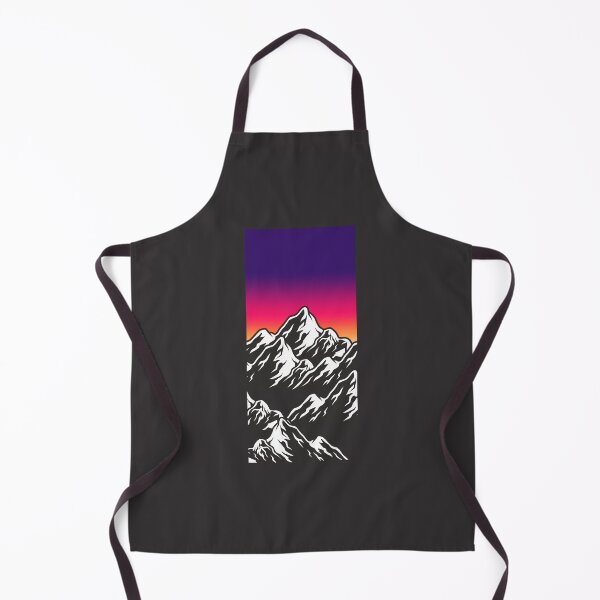 Item preview, Colorful outrun mountains designed and sold by LauraBarnesArt.