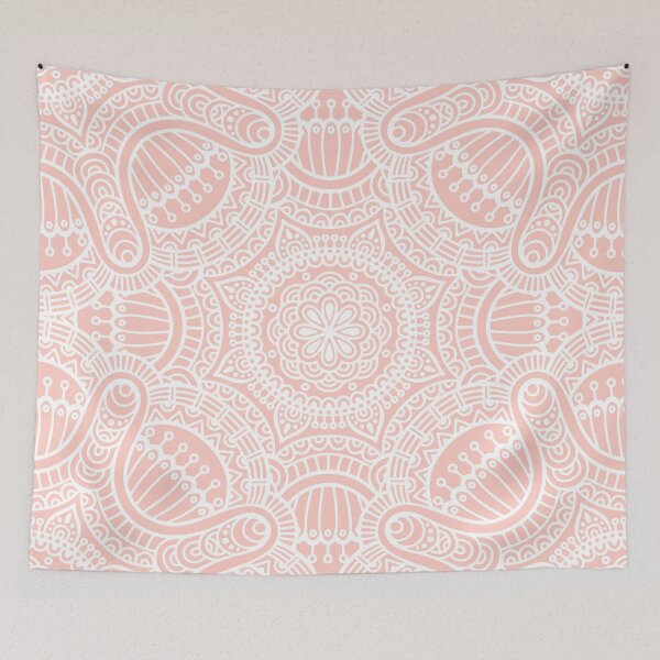 Item preview, Pink  Rose Ethnic Mandala Pattern designed and sold by Vic Torys ☆.
