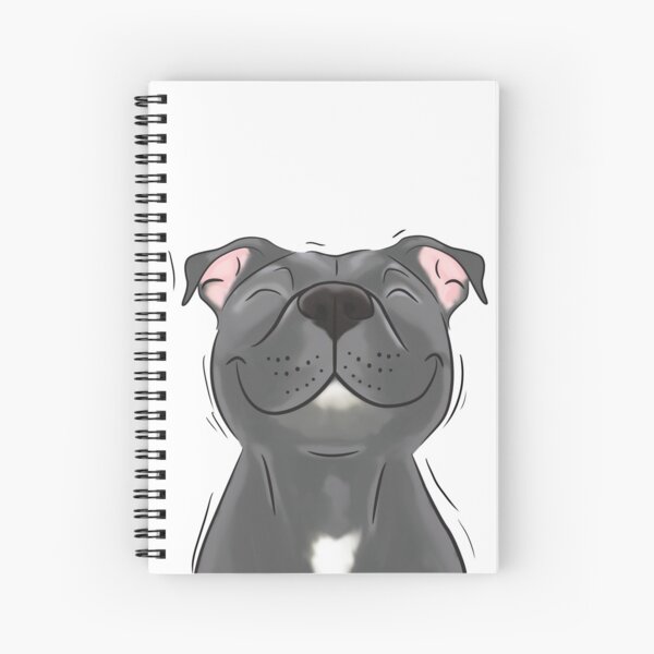 Item preview, Smiling Blue Staffy Dog (stafford) Staffy Love  designed and sold by jolographics.