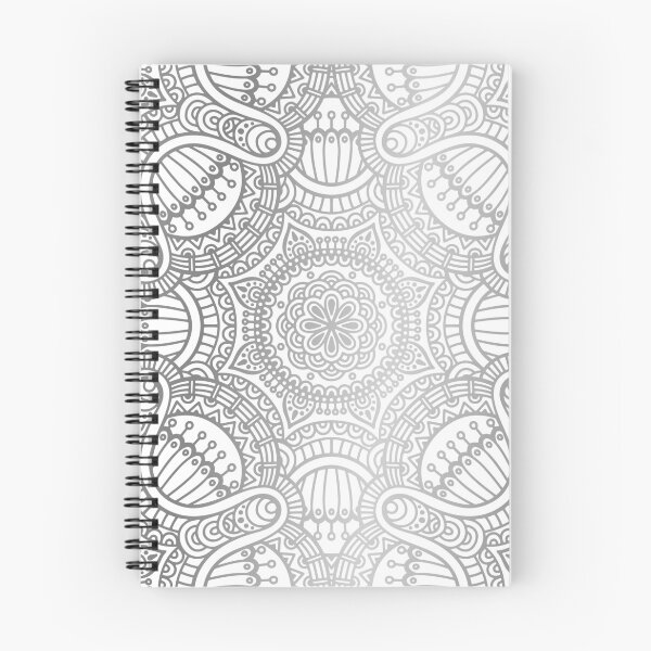 Item preview, Silver Ethnic Pattern With Mandalas designed and sold by Vic Torys ☆.
