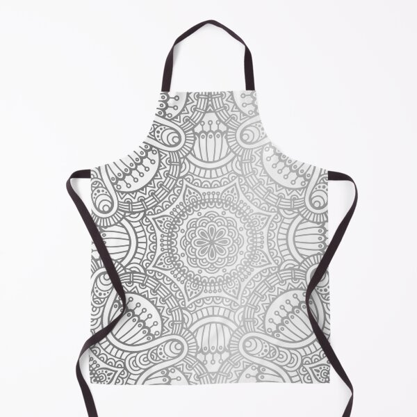 Item preview, Silver Ethnic Pattern With Mandalas designed and sold by Vic Torys ☆.