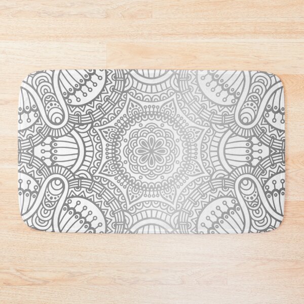Item preview, Silver Ethnic Pattern With Mandalas designed and sold by Vic Torys ☆.