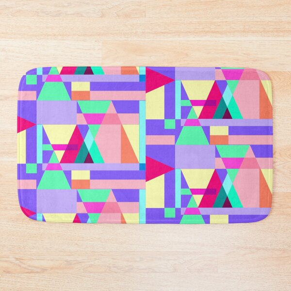 Item preview, Abstract color triangles  designed and sold by urban-color.