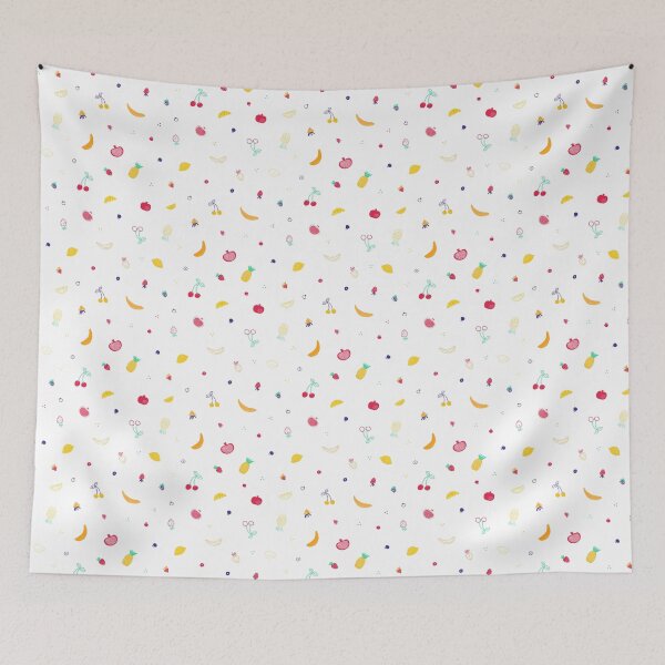 Item preview, Ditsy Fruity Doodles Decorative Pattern designed and sold by Gabriela Simon.