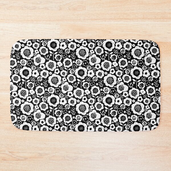 Item preview, Floral fancy in black designed and sold by KathWatmough.