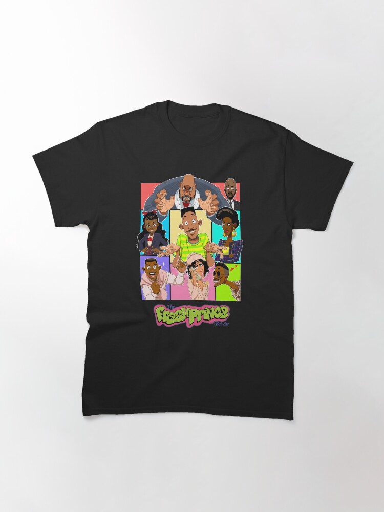 Alternate view of Fresh Prince of Bel Air Cartoon Cover Classic T-Shirt
