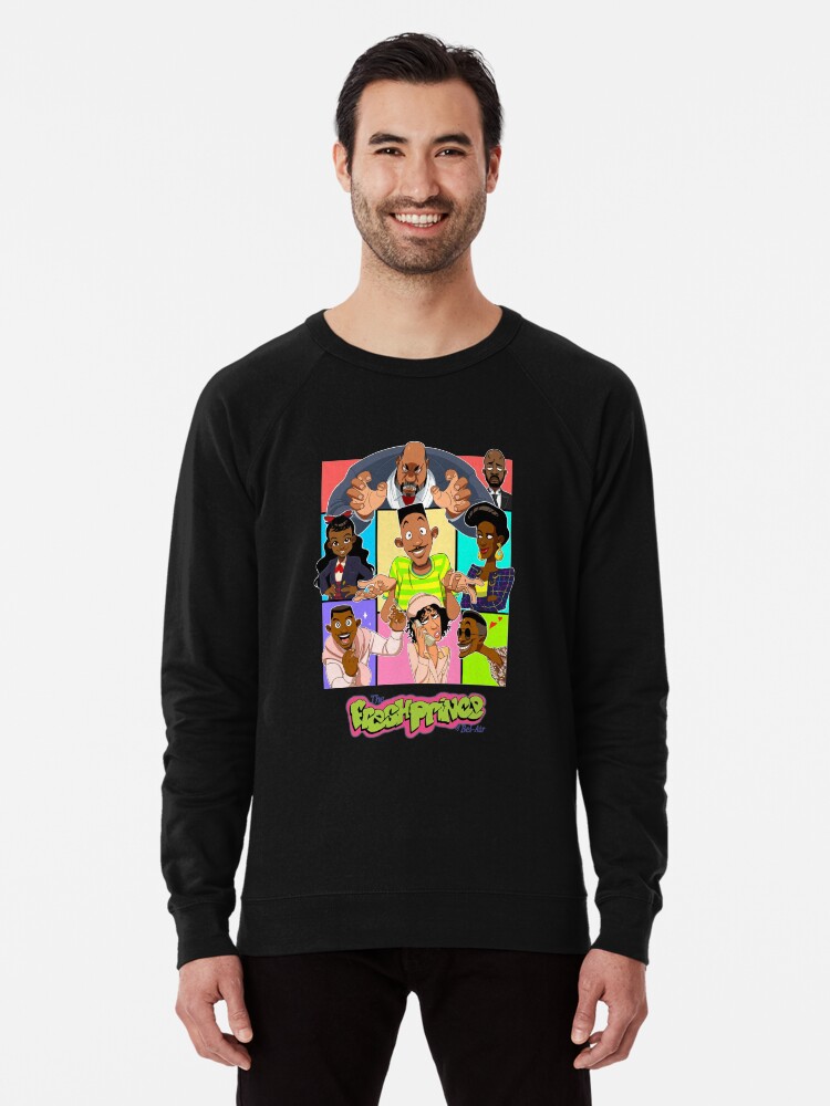 Fresh Prince of Bel Air Cartoon Cover Lightweight Sweatshirt for Sale by UrbanFlip Redbubble