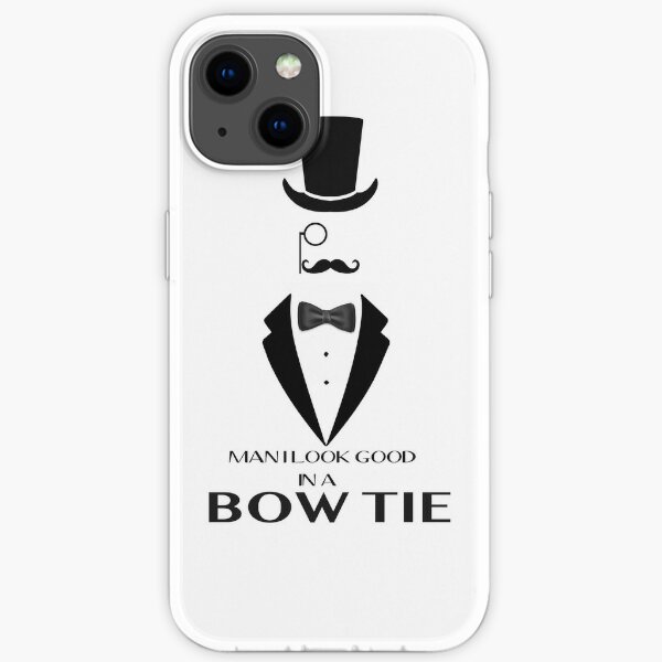 Bow Tie Day Classic T-Shirt - Funny Man I Look Good In A Bow Tie  iPhone Soft Case