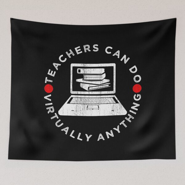Item preview, Teachers Can Do Virtually Anything Vintage Design Funny Teachers Retro designed and sold by naworas.