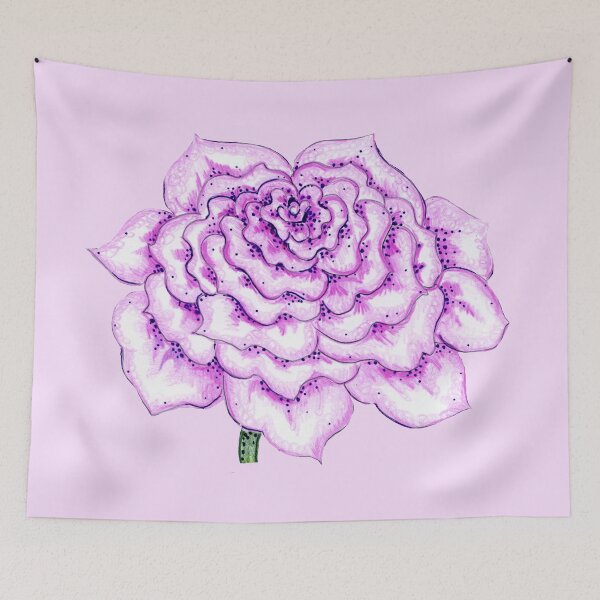 Item preview, Pink Spotted Cabbage Rose designed and sold by Michelebuttons.