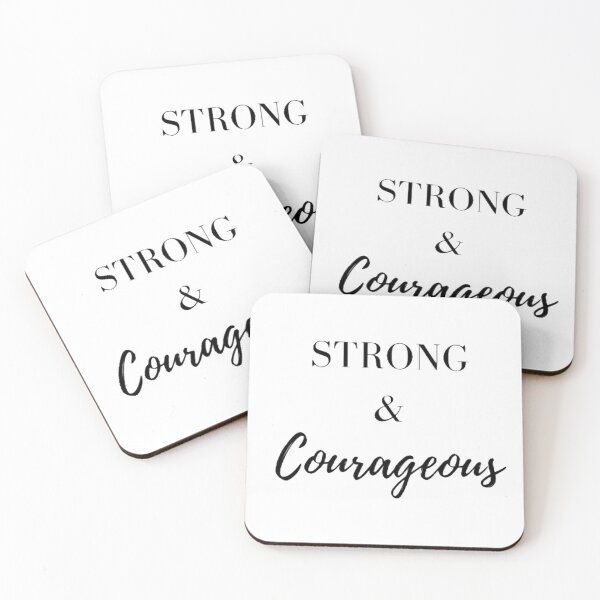 Item preview, Strong and Courageous designed and sold by yyrom445.