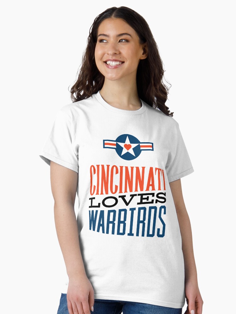 Thumbnail 1 of 7, Classic T-Shirt, Cincinnati Loves Warbirds color designed and sold by Aeronautdesign.