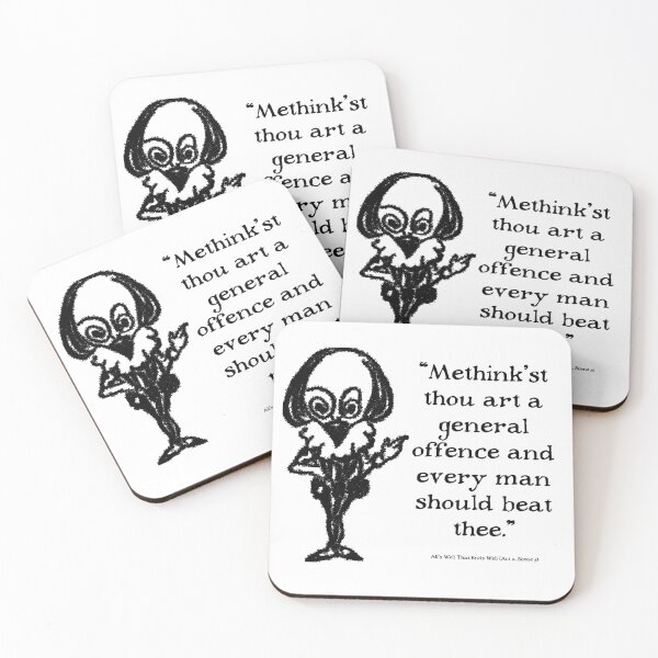 Item preview, Shakespeare Insults - All’s Well That Ends WellSh designed and sold by RickE.