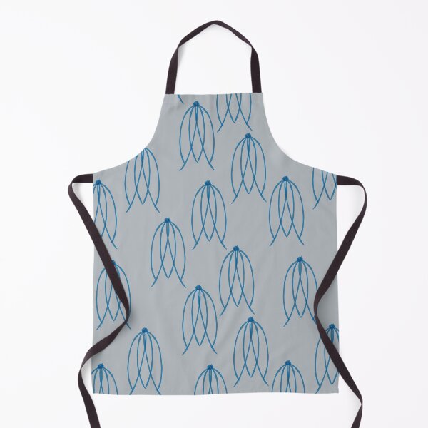 Item preview, Cepillo Azul Floral designed and sold by UshaDesigns.