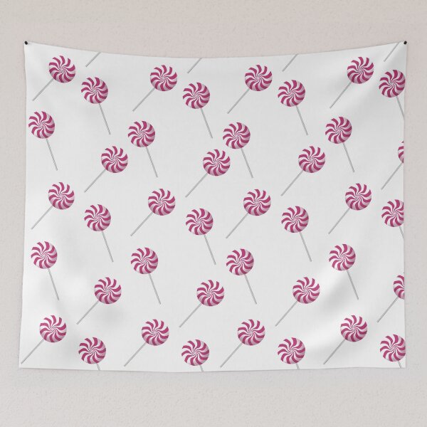 Item preview, Pink and White Swirl Lollipop Pattern designed and sold by ToriaScarlett.