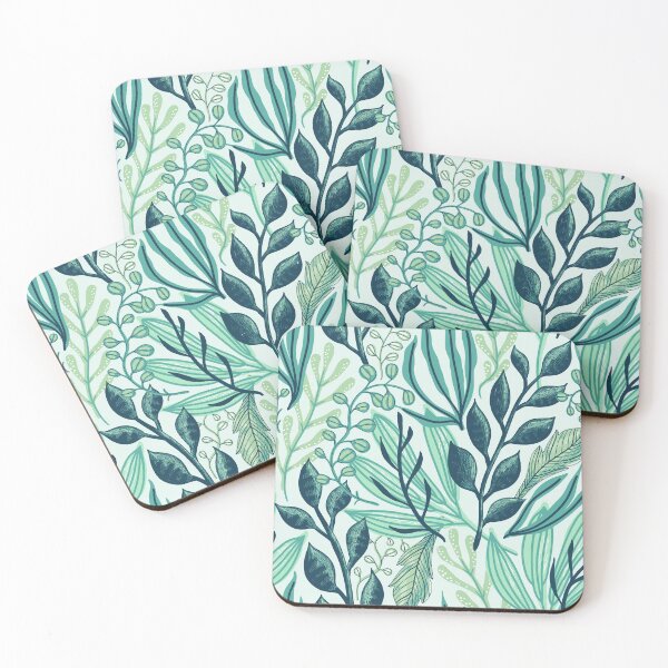 Item preview, Leafy Green Floral Pattern designed and sold by rachelchxn.