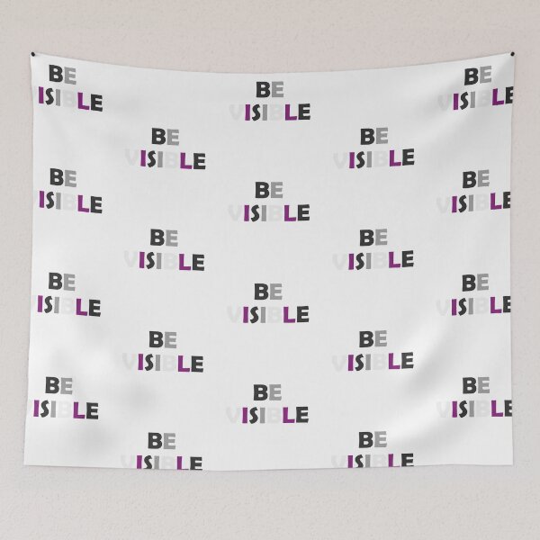 Item preview, ASEXUAL VISIBLE LOVE RAINBOW PRIDE VISIBLE designed and sold by revolutionlove.