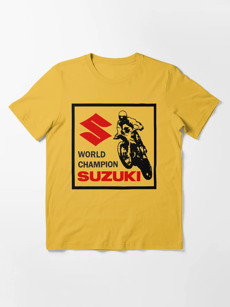 Suzuki world champion motocross motorcycles vintage 70's | Essential T-Shirt