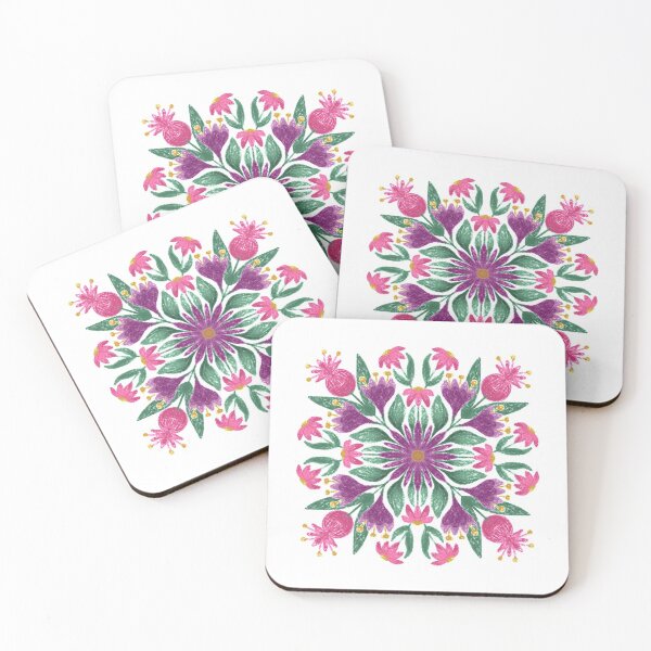 Artikelvorschau, Blumenmandala entworfen und verkauft von Trine Tollefsen.